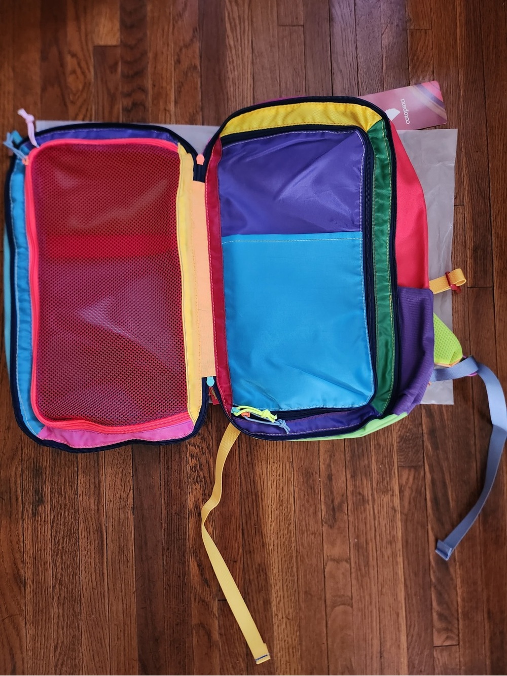 Cotopaxi Del Día 20L Bright Blue Multi-Color travel Backpack - Picture 4 of 9